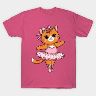 Ballerina Cat – Gracefully Chaotic T-Shirt
